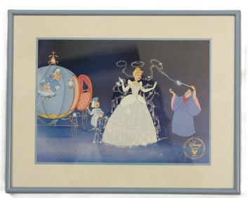 A Cinderella Framed Lithograph.