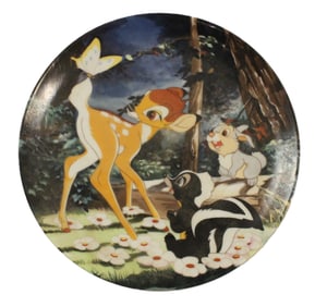 A Bambi Collector Plate.