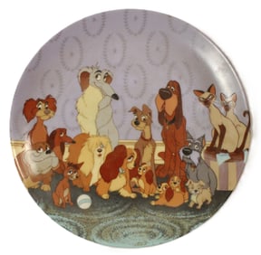 A Lady and the Tramp Collector Plate.