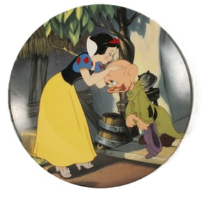 A Snow White "A Kiss For Dopey" Limited Edition Plate.