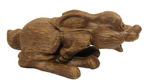 A Splash Mountain Replica Ride Car "Hood Ornament".