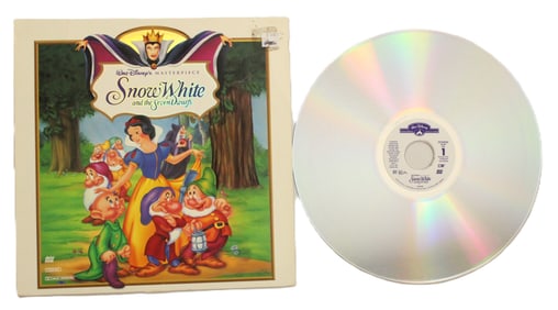 A Snow White and the Seven Dwarfs LaserDisc.