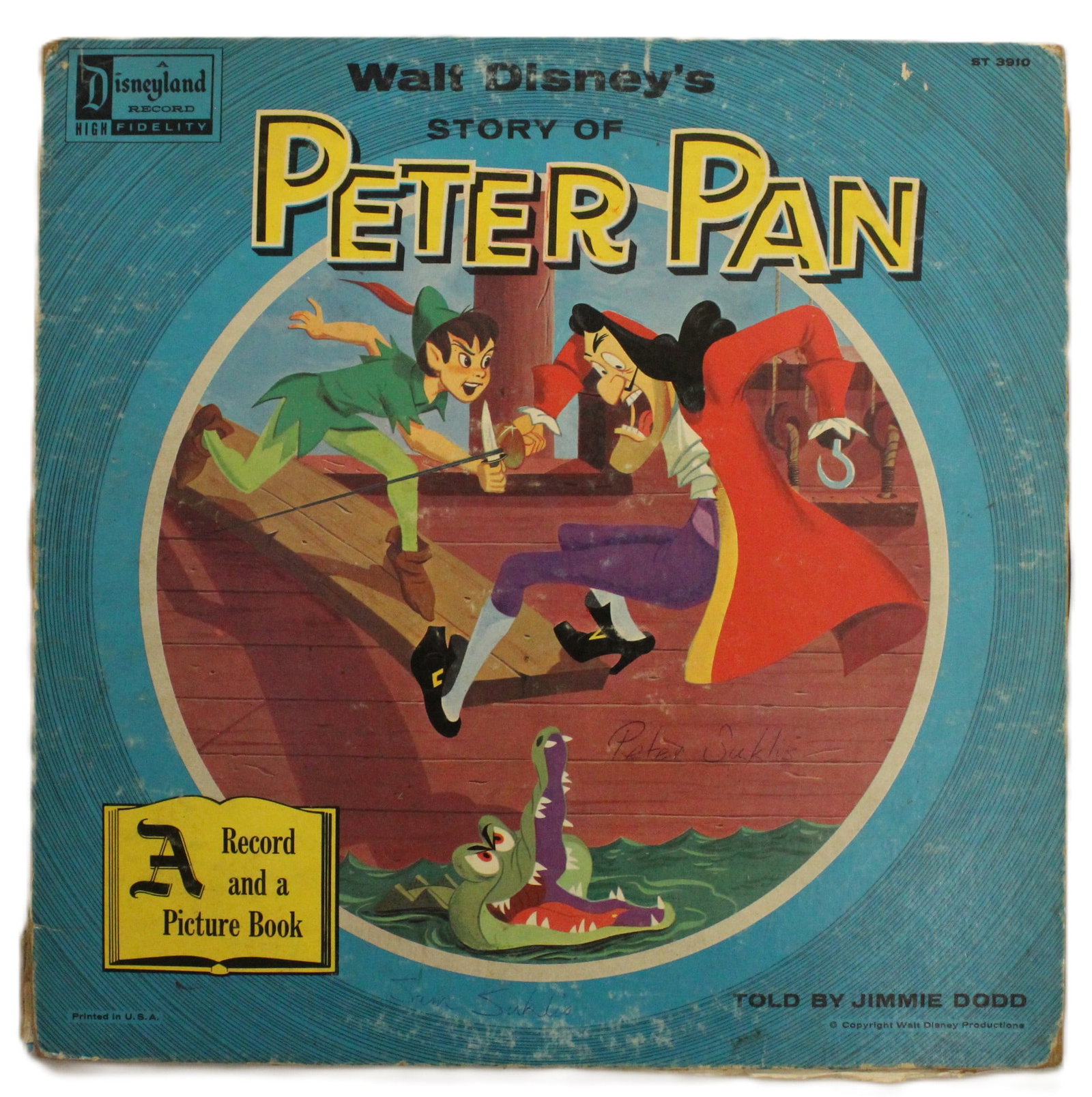 A 1958 Story of Peter Pan Record. (1 of 3)