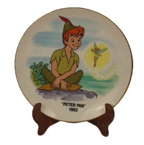 A Peter Pan Decorative Plate.