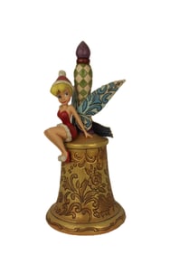 A Tinker Bell Christmas Bell Figurine.