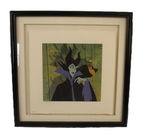 A Limited Edition Maleficent Print.