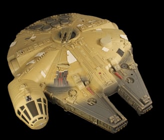 A 5.5 Foot Long Star Wars: The Power of the Force Millenium Falcon Store Display.