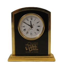 A Board Walk Resort Desk Clock