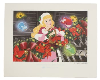 An Artist Signed Disney Cruise Line Sleeping Beauty Print