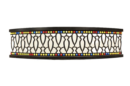 A Caribbean Beach Resort large Curved Light.