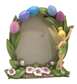 A Disney Parks Tinker Bell Picture Frame.