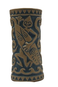 Trader Sam's Enchanted Tiki Bar Tangaroa Surfboard Mug.