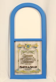 A Replica Marty Sklar Main Street Window.