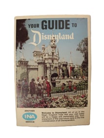 A pair of 1960s INA Your Guide to Disneyland Booklets.
