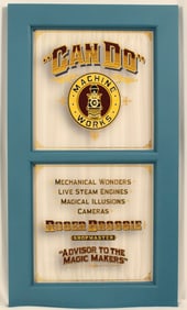 A Replica Roger Broggie Main Street Window.