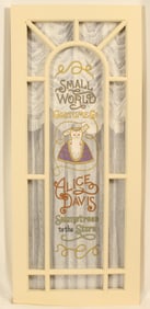 A Replica Alice Davis Main Street Window.