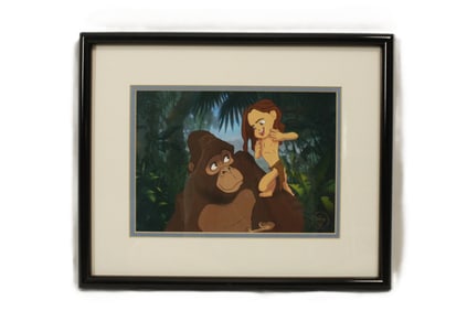 A Framed Tarzan Lithograph.
