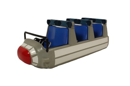 A Replica 1977 Space Mountain Attraction Ride Vehicle.