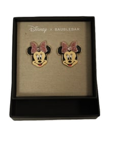 A Pair of Baublebar Minnie Mouse Earrings.
