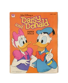 A 1977 Donald and Daisy Paper Doll Book.