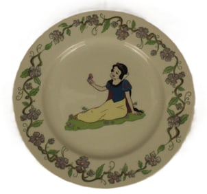 A Snow White Dinner Plate.