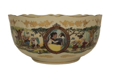 A Limited Edition 60th Anniversary Snow White and the Seven Drawfs Lenox Bowl.