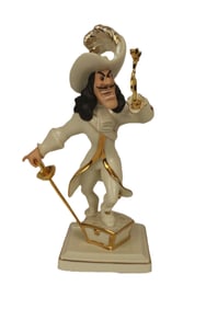 A Limited Edition Captain Hook and Tinker Bell figure by Lenox.