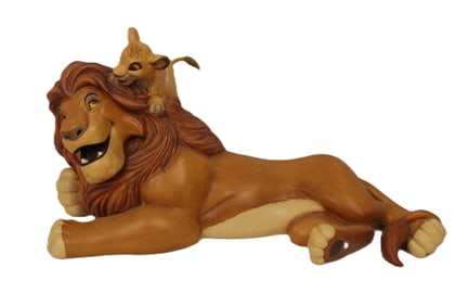 A Mufasa and Simba WDCC Figurine.