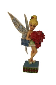A Jim Shore Tinker Bell Holiday Figurine.