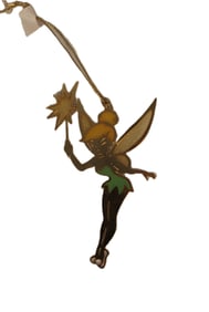 A Vintage Metal Tinker Bell Ornament.