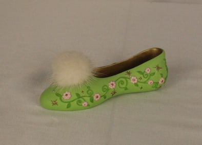 A Character Cobbler Tinker Bell Shoe Figurine.