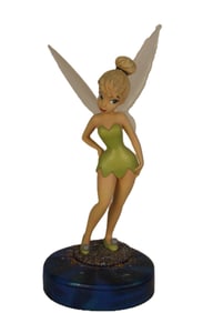 A Markrita Tinker Bell Pin Box Figurine and Pin.