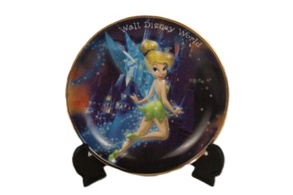 A Small Tinker Bell Decorative Plate.