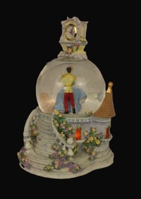A Light-up Cinderella Snow Globe.