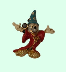 A Sorcerer's Apprentice Swarovski Pin.
