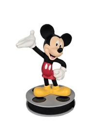 A Mickey Mouse On Film Reel  Figurine.