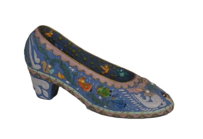 A Walt Disney Gallery Sleeping Beauty Slipper Figurine.