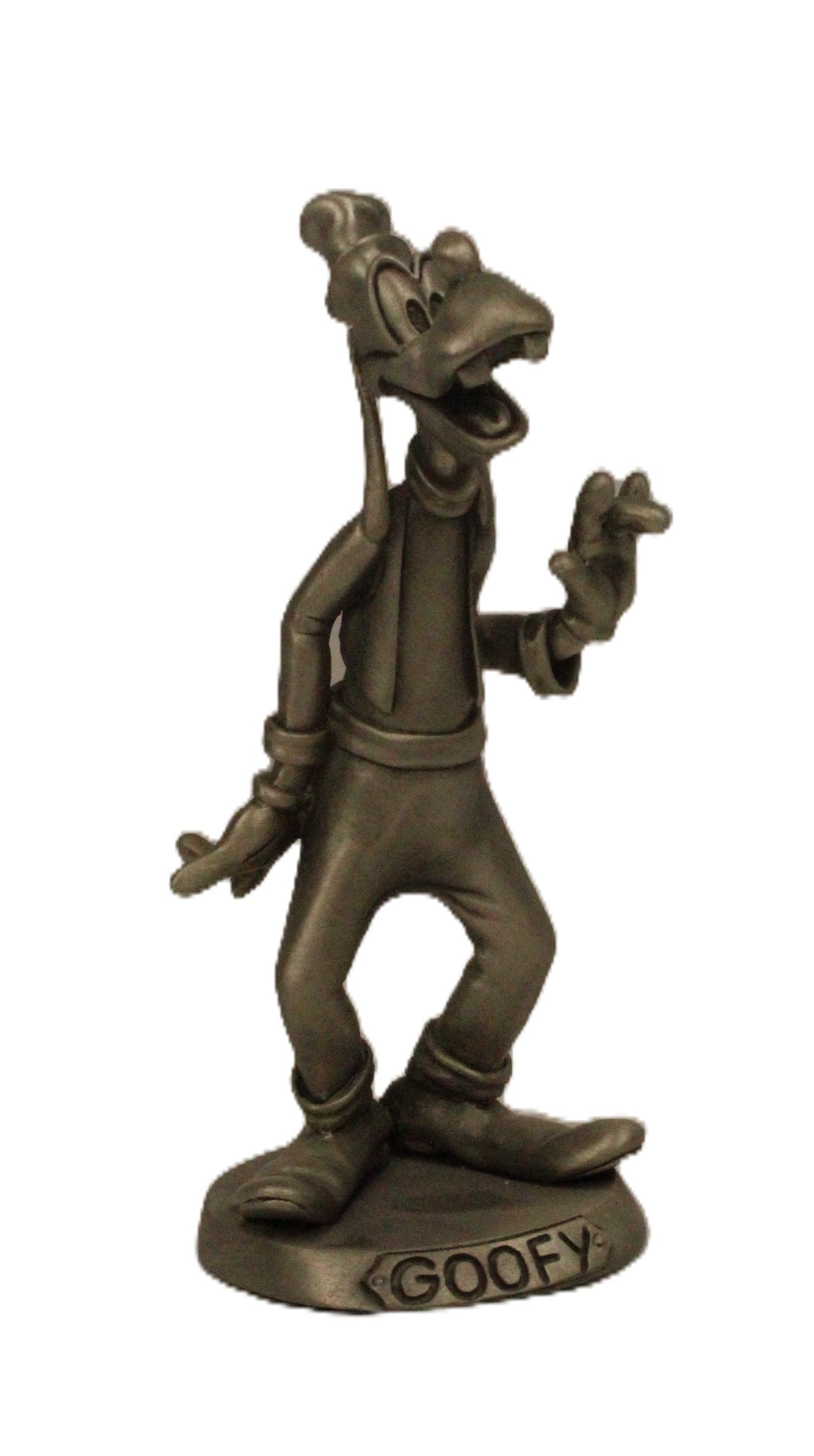 A Fine Pewter Goofy Statuette.: This is a fine pewter statuette of Goofy. Made in the U.S.A., it is of the highest quality and measures 4.5” tall.