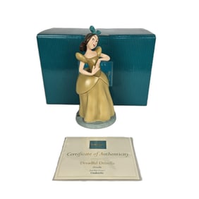 A WDCC Cinderella “Slipper Scene?? Drizella Figurine from Cinderella Autographed by Ilene Woods.