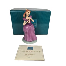 A WDCC Cinderella “Slipper Scene?? Anastacia Figurine from Cinderella Autographed by Ilene Woods.
