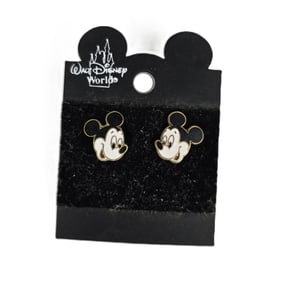 A Pair of Vintage Mickey Mouse Face Earrings.