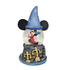 A Sorcerer Mickey Snow Globe.