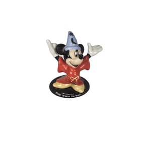 A Mickey Through The Years Sorcerer Mickey Figurine.