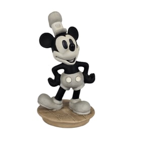 A Steamboat Willie Ceramic Figurine.