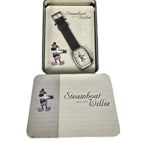 A Steamboat Willie Watch.