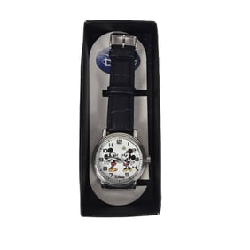 A Mickey and Minnie Mouse Watch.