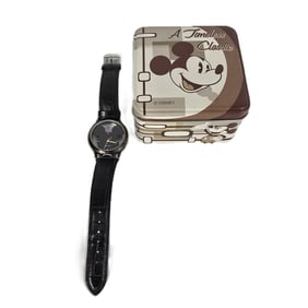 A Hollow Mickey Head Icon Watch.