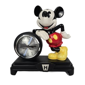 A Rare Art Deco Mickey Mouse Mantel Clock.