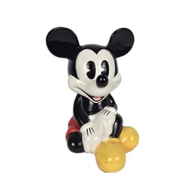 A Medium Porcelain Mickey Mouse Bank.