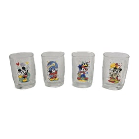 A Complete Walt Disney World 2000 Celebration Glass Set.